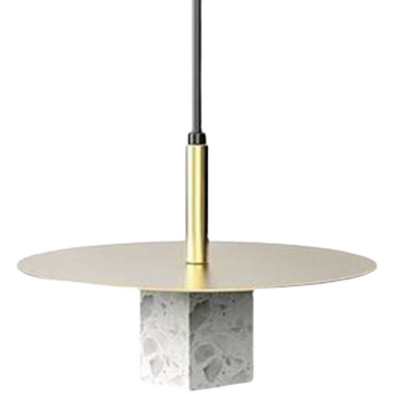 Pendant de style moderne Light Nordic Style Stone Cube suspendu pour le chevet