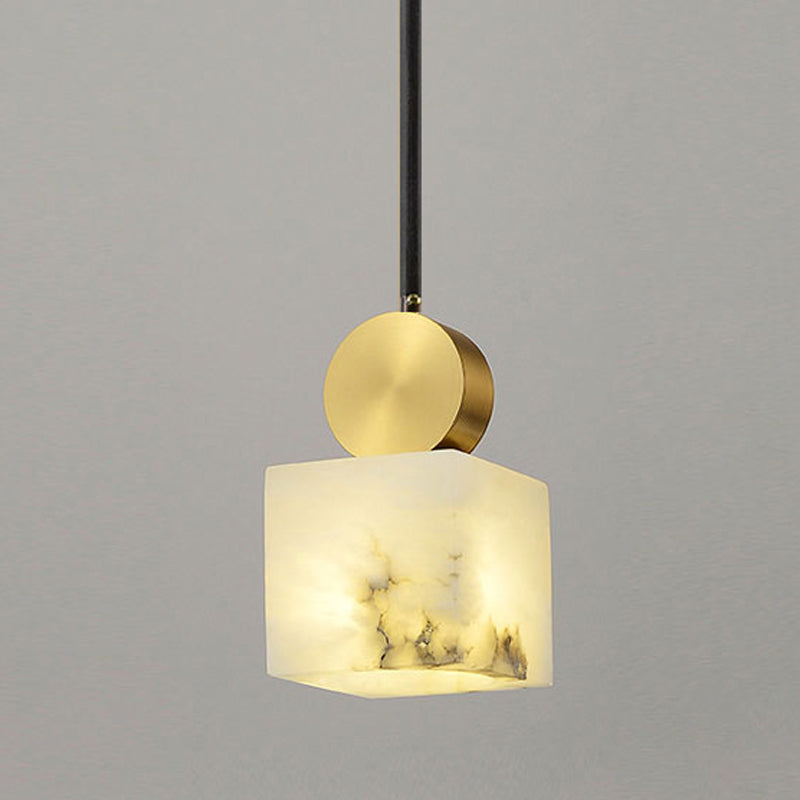 Pendante de style moderne Lumière nordique Style Stone Hanging Light pour le chevet