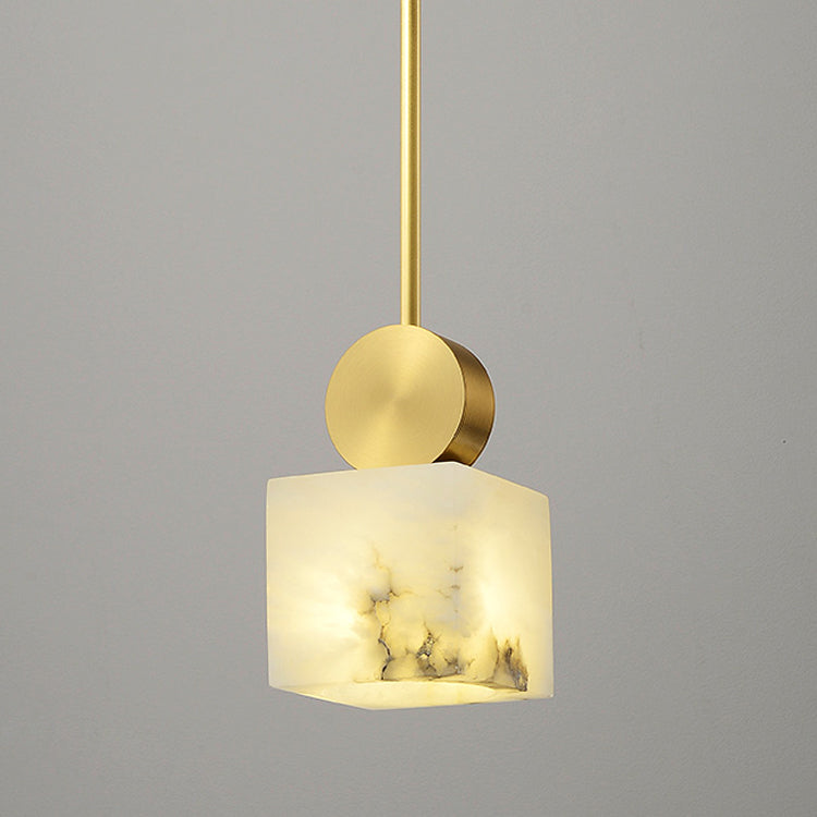 Pendante de style moderne Lumière nordique Style Stone Hanging Light pour le chevet