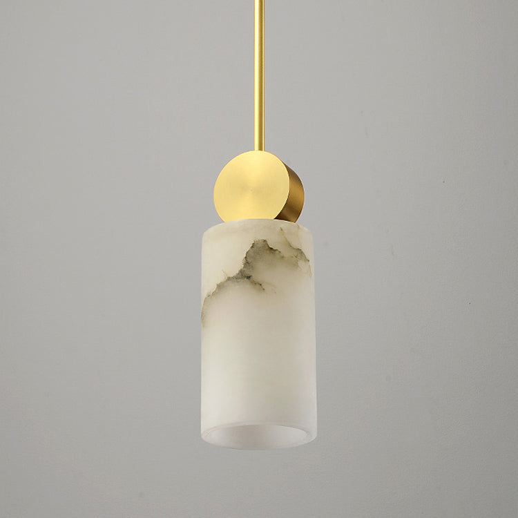 Pendante de style moderne Lumière nordique Style Stone Hanging Light pour le chevet