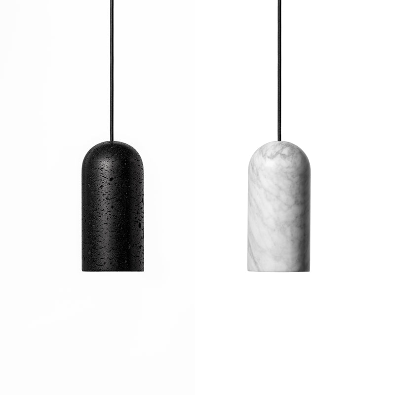 Cylindre léger en pierre de style moderne