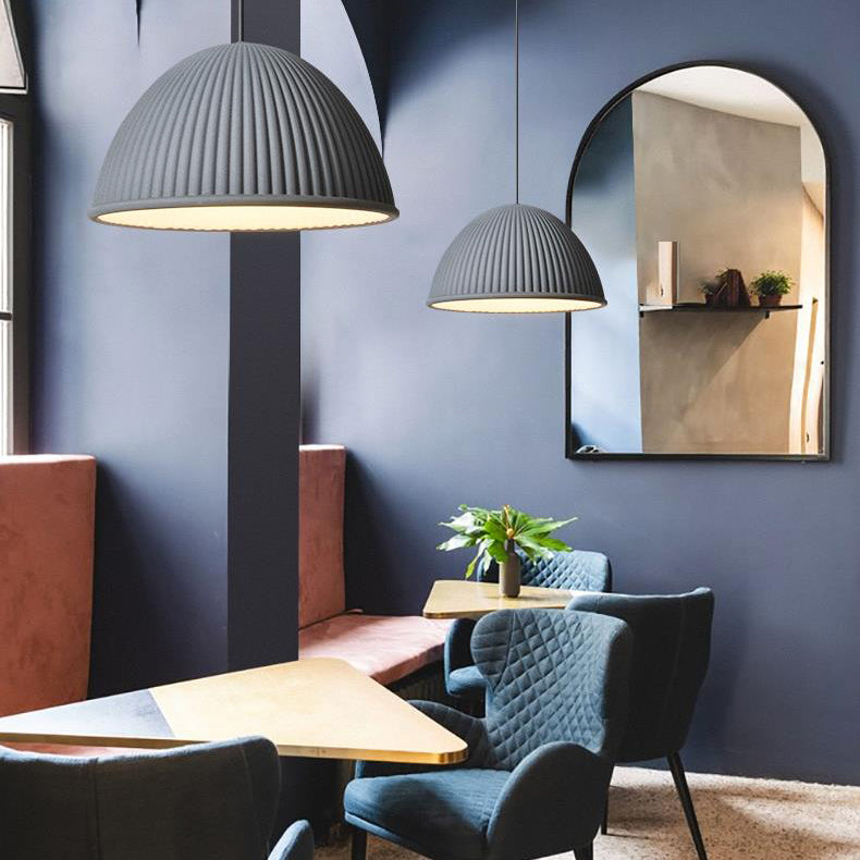 Macaron nordique Macaron suspendu dôme en forme de pendentif pour le restaurant du salon