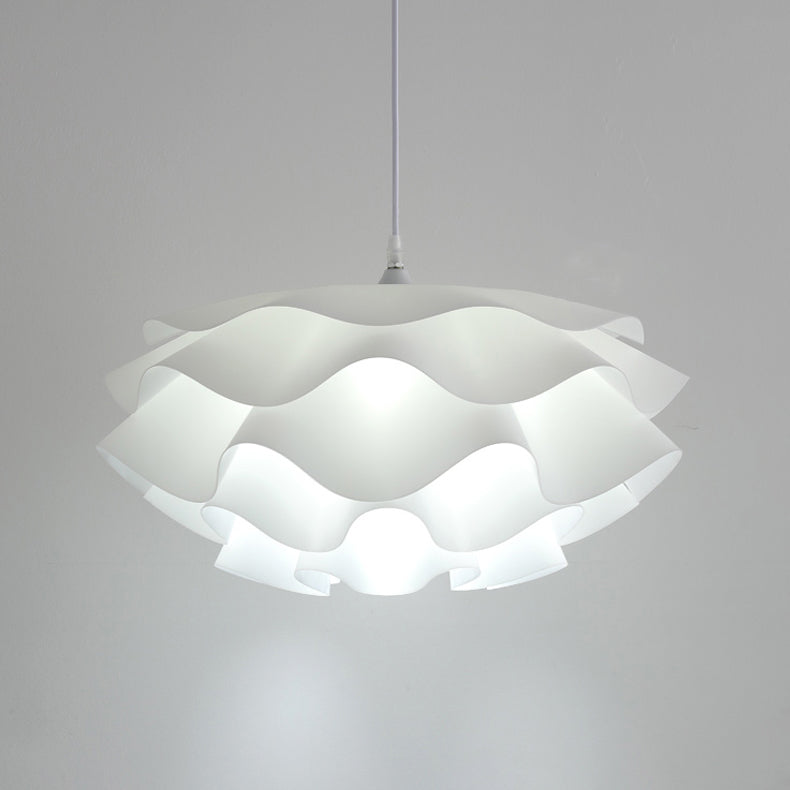 1-Light Pendant Lighting Modern Style Flower Shape Metal Hanging Lights