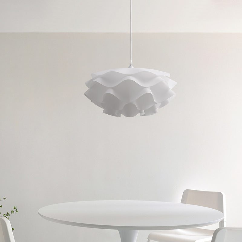 1-Light Pendant Lighting Modern Style Flower Shape Metal Hanging Lights