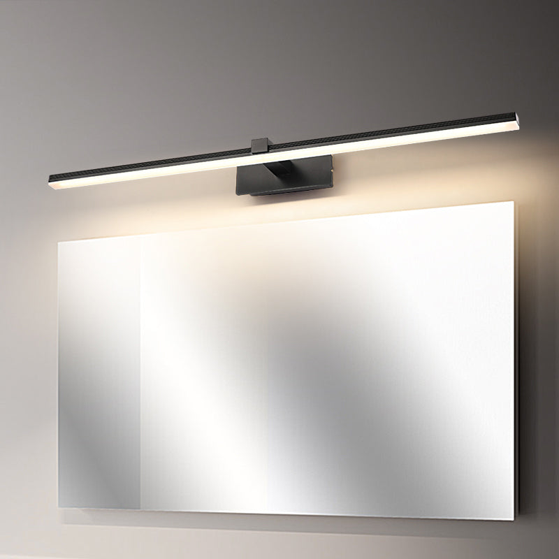 Lampada a specchio da trucco in metallo semplice moderno per bagno