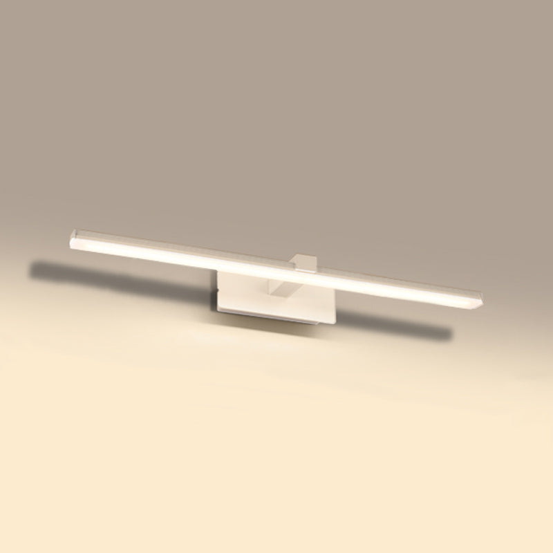 Lampada a specchio da trucco in metallo semplice moderno per bagno