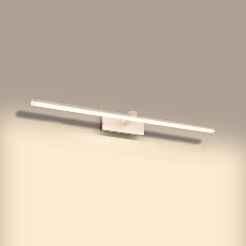 Lampada a specchio da trucco in metallo semplice moderno per bagno