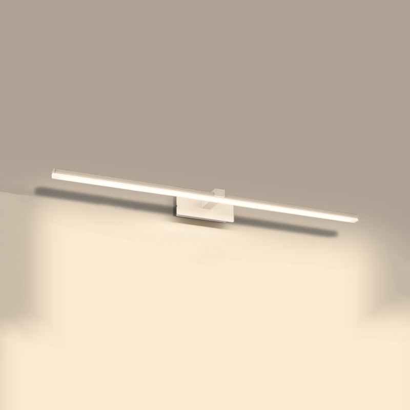 Lampada a specchio da trucco in metallo semplice moderno per bagno