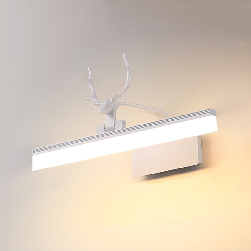 Modern Simple Antler Makeup Mirror Lamp Bathroom Nordic Mirror Light Fixture