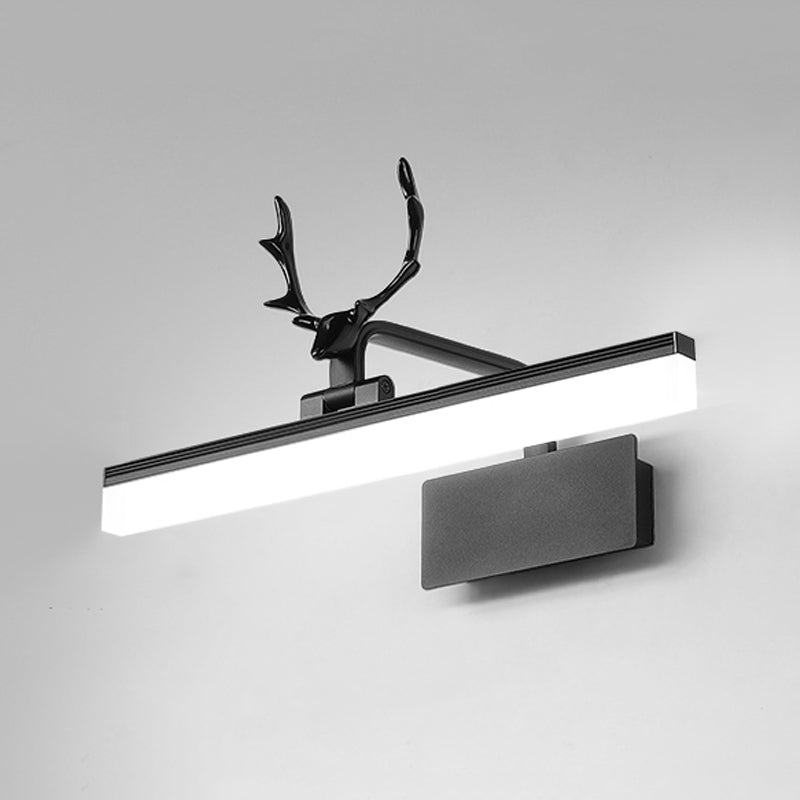 Moderne einfache Geweihen Make -up Spiegel Lampe Badezimmer Nordische Spiegelleuchte