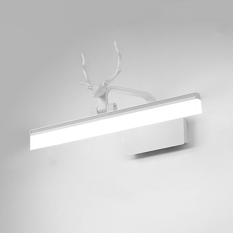 Moderne einfache Geweihen Make -up Spiegel Lampe Badezimmer Nordische Spiegelleuchte