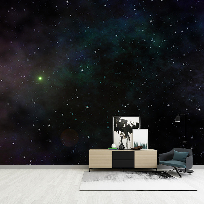 Galaxy 3D Print Environment Friendly Decorative Mural Novelty Style Universe Wall Art