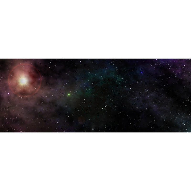 Galaxy 3D Print Environment Friendly Decorative Mural Novelty Style Universe Wall Art