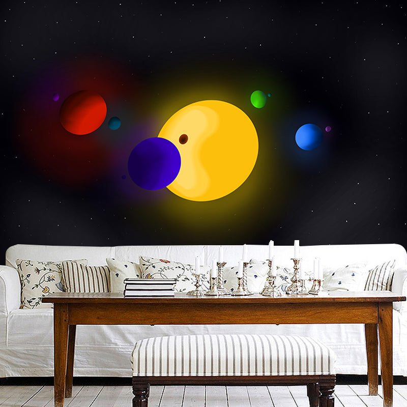 Mural Galaxy Environment Friendly Decorative Mural Novelty Style Universe Wall Mural