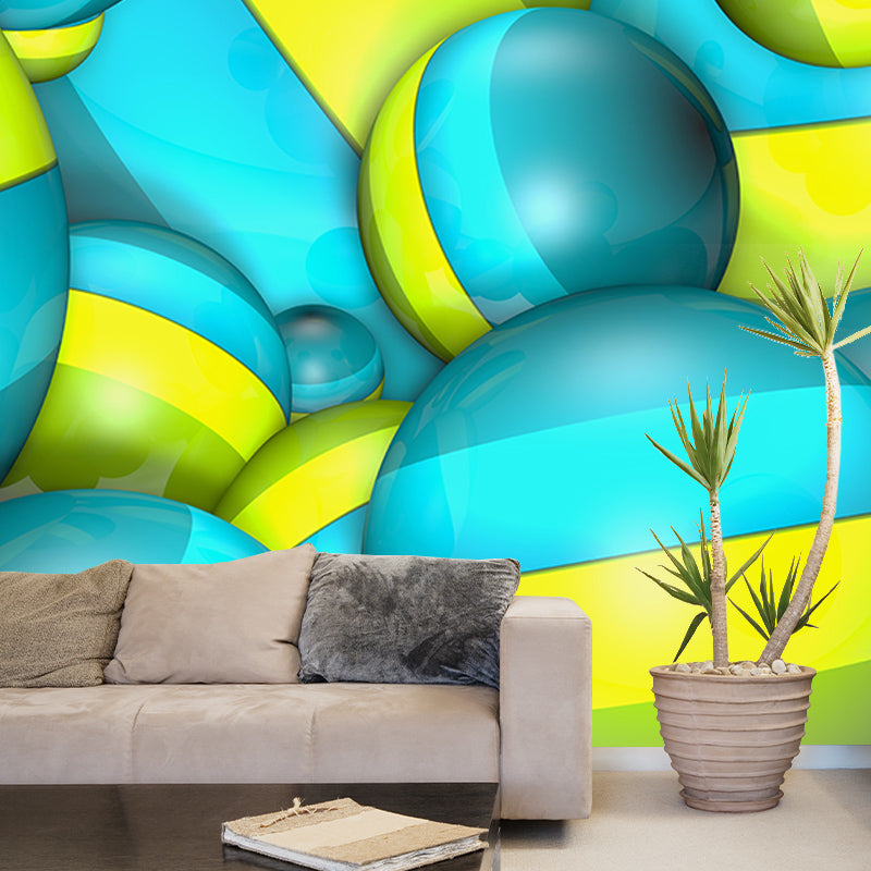 Fancy Vivid Mural Environment Friendly Mural Novelty Style 3D Optical Illusion Wallpaper