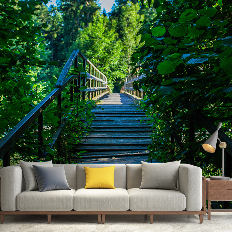 Bridge Scene Environment Friendly Decorative Mural Industrial Space Extension Wall Art