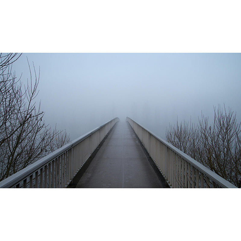 Wooden Bridge Environment Friendly Mural Wallpaper Space Extension Wall Mural