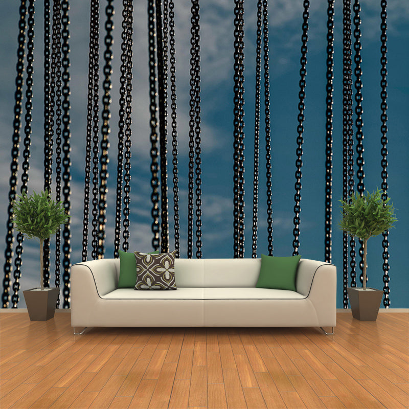 Fancy Mural Environment Friendly Decorative Mural Industrial Style Metal Mural Wallpaper