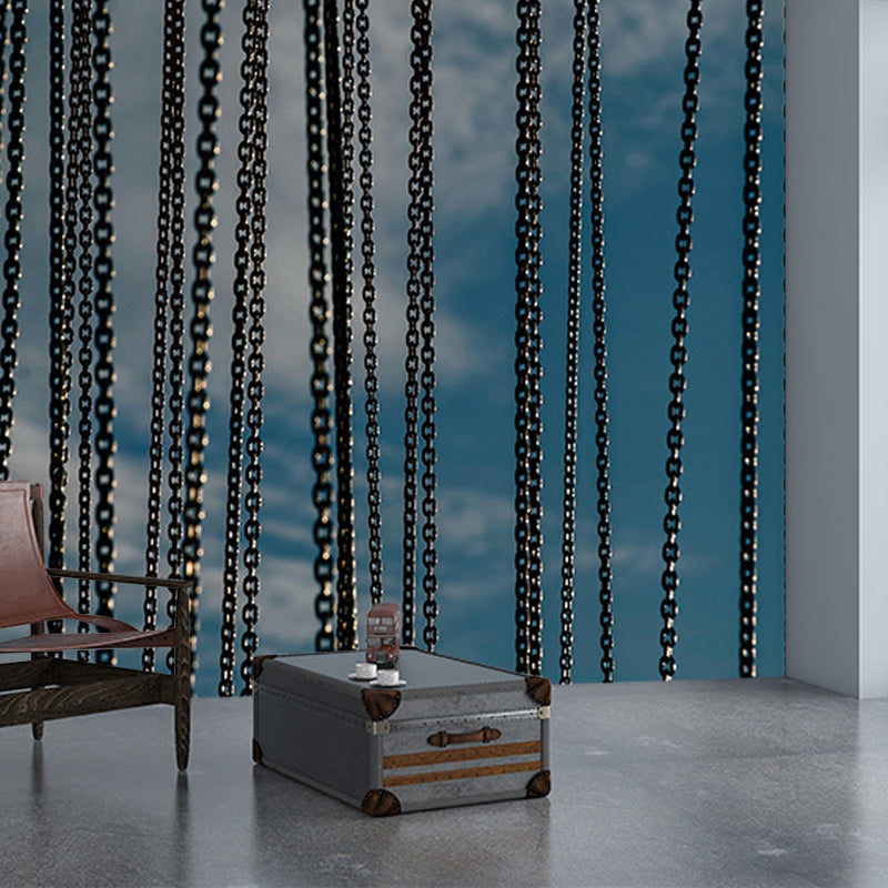 Fancy Mural Environment Friendly Decorative Mural Industrial Style Metal Mural Wallpaper