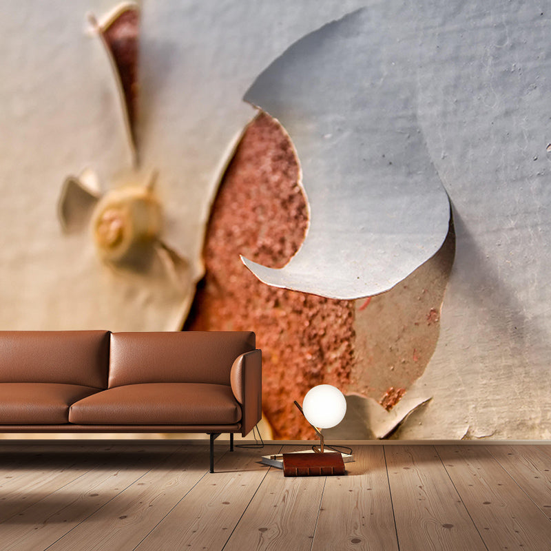 Metal Environment Friendly Decorative Mural Industrial Style Metal Wall Mural