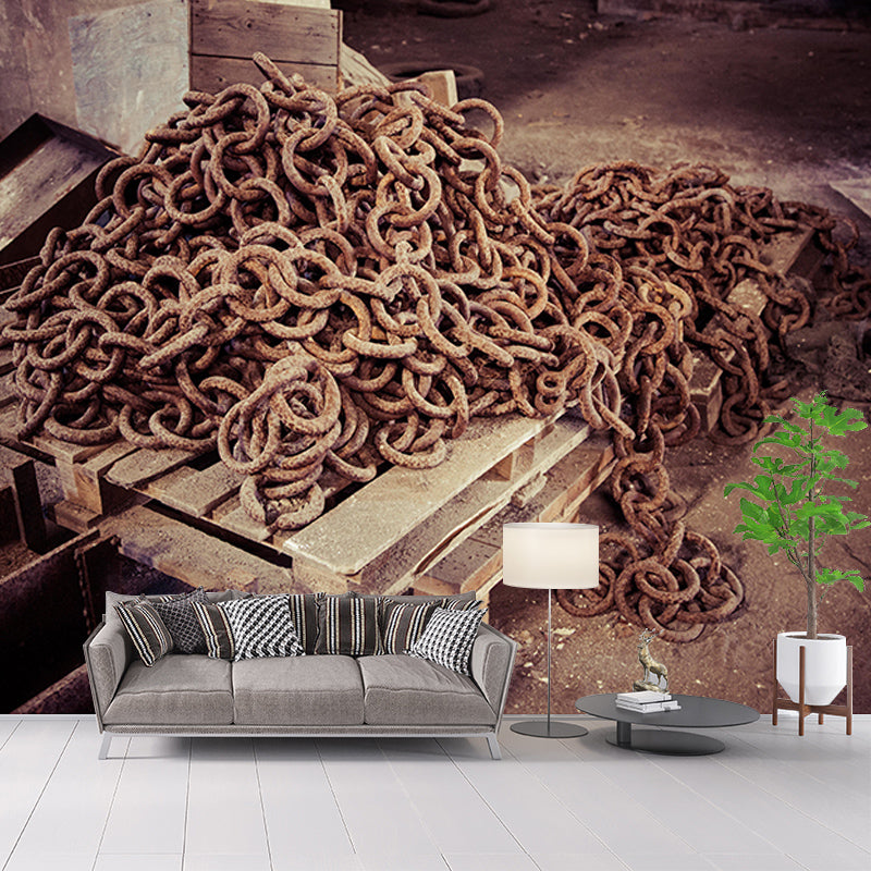 Metal Environment Friendly Decorative Mural Industrial Style Metal Wall Mural