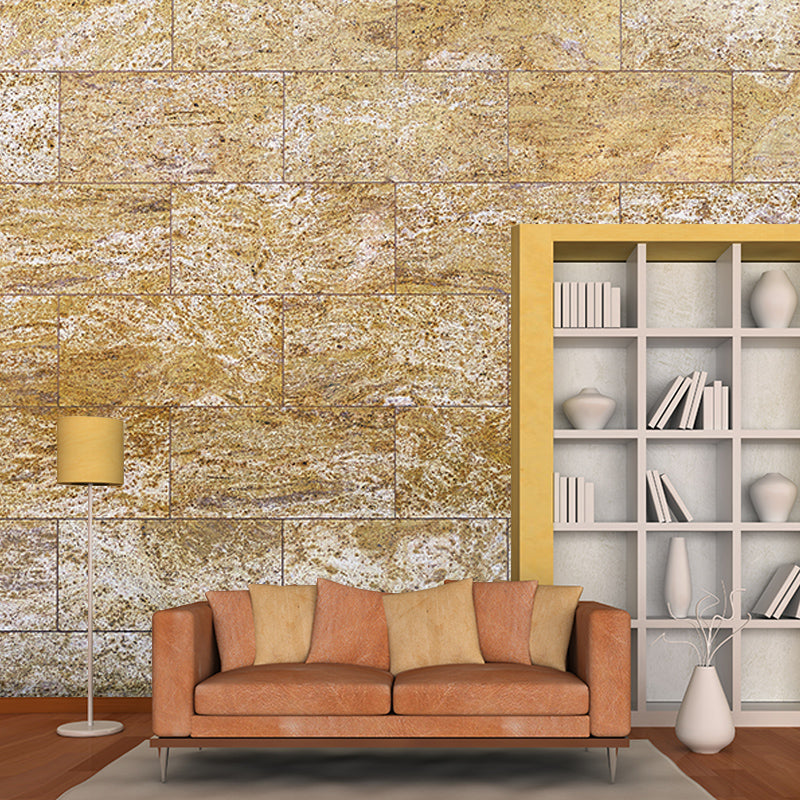Industrial Style Stone Wall Mural Mildew Resistant Decorative Wall Art