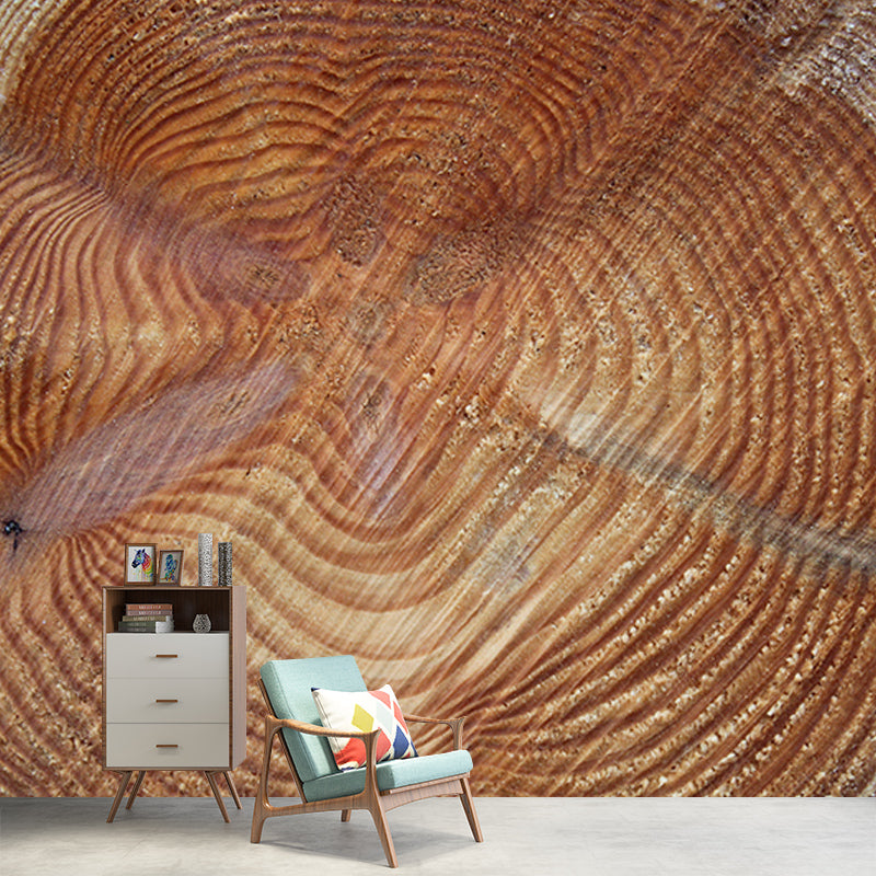 Wood Grain Mural 3D Mildew Resistant Decorative Room Wall Mural