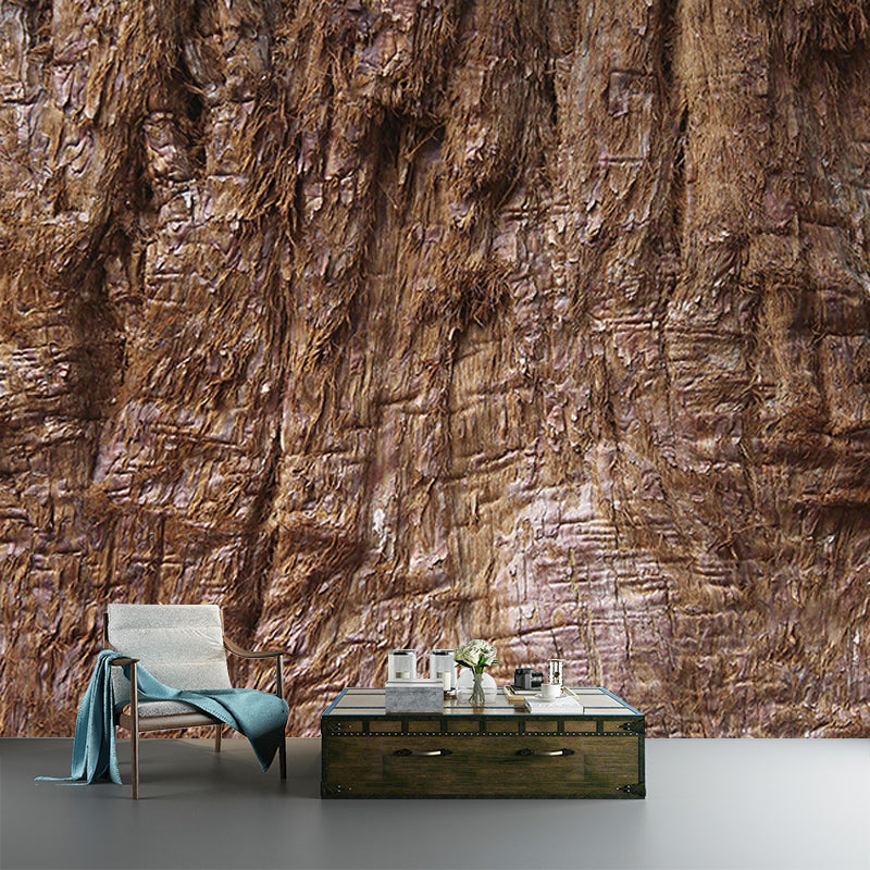 3D Mural Mildew Resistant Wood Grain Mural Industrial Style Decorative Bedrom Mural