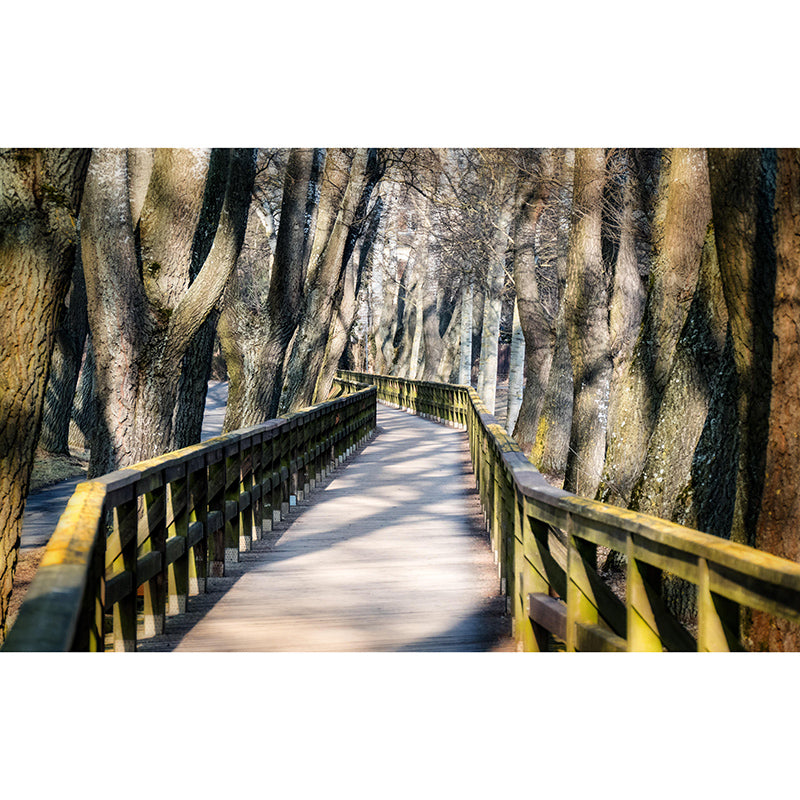 Road Scene Mural Industrial Space Extension Mural Mildew Resistant Decorative Wall Art