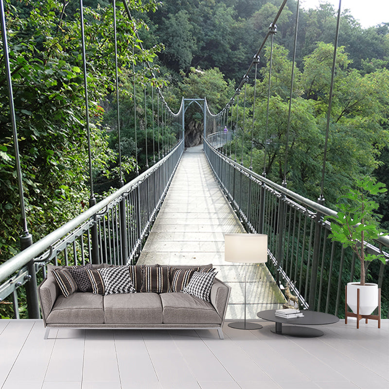 Customized Space Extension Mural Mildew Resistant Decorative Bathroom Floor Mural