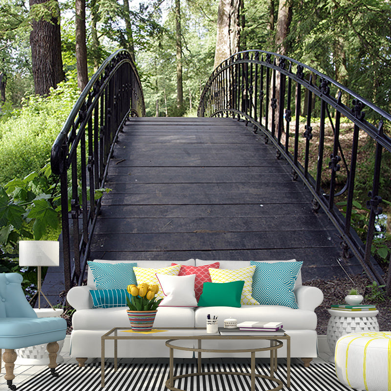 Customized Space Extension Mural Mildew Resistant Decorative Bathroom Floor Mural