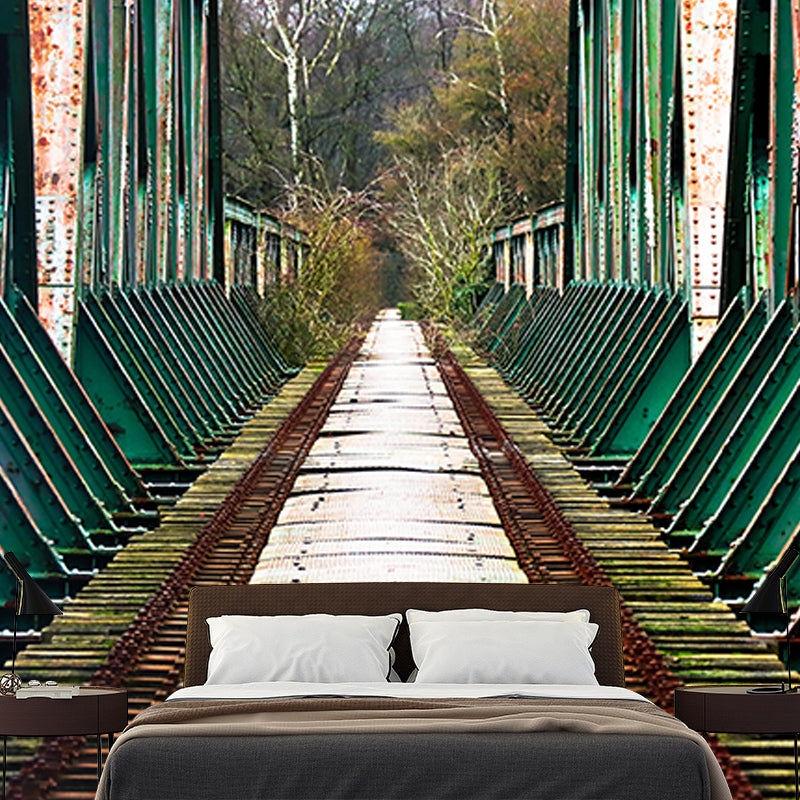 Customized Space Extension Mural Mildew Resistant Decorative Bathroom Floor Mural