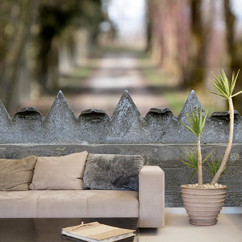 Metal Mural Industrial Style Mildew Resistant Decorative Boys Bedroom Wall Covering