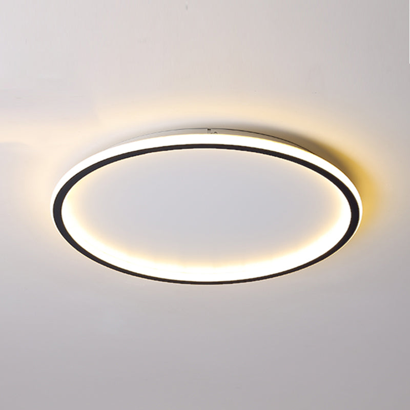 Kreis Close to Ceiling Lighting Einfache-Stil LED Aluminium in der Nähe von Deckenlampe
