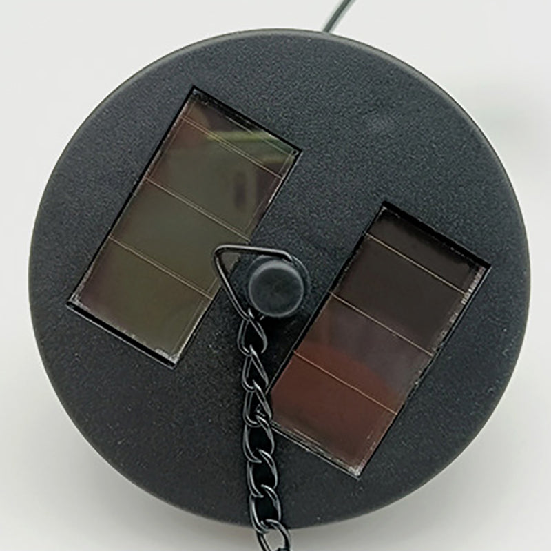 Industrial Style Black Pendant Light 1 Light Mesh Screen Solar Energy Hanging Light