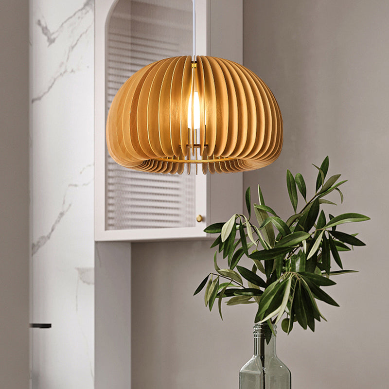 Lampe suspendue en forme de citrouille nordique