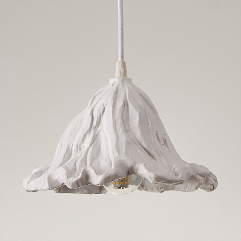 Décor décor lotus feuille en forme de pendentif en résine à manger lampe de suspension de plafond