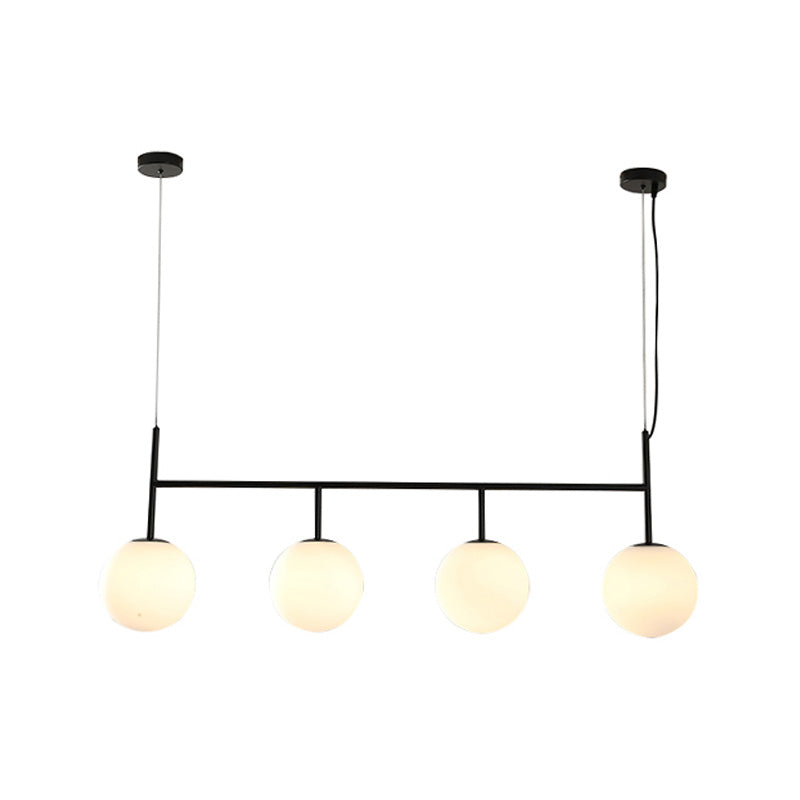 Nordic Modern Pendant Lamp Glass Shade Chandelier Light Fixture for Dining Room Kitchen