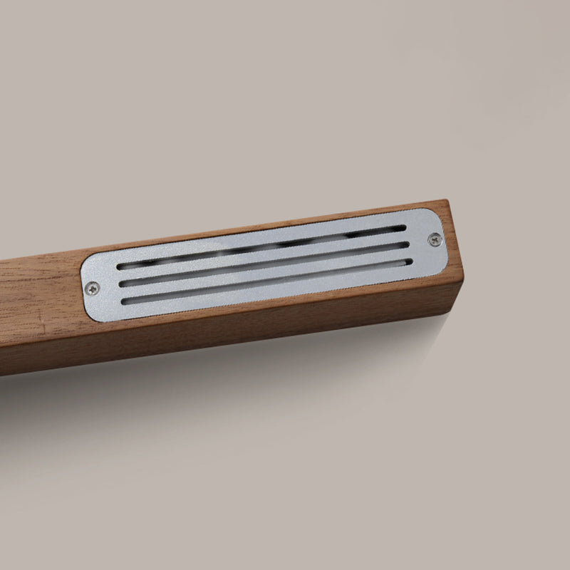 Nordic Style Strip Shape Island Light Wood LED Island Light for Living Room