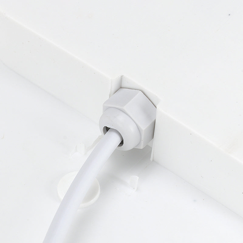 Moderne Wandmontage leichte einfache LED -Wandleuchte Lampenvorrichtung in Weiß