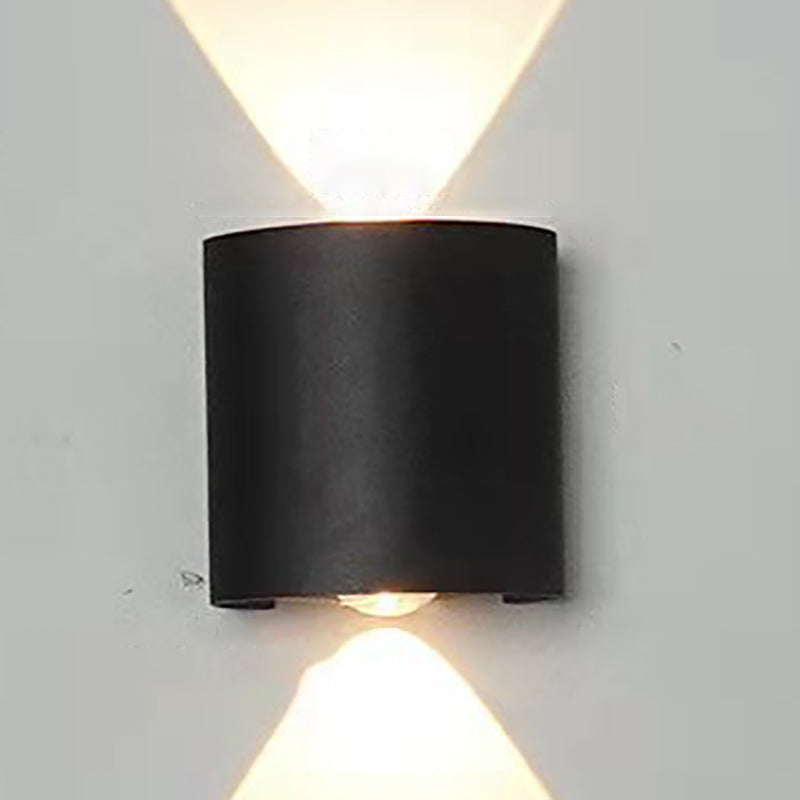 Moderne Wandmontage Leichte einfache LED -Wandleuchtenlampenvorrichtung für Innen im Freien im Freien