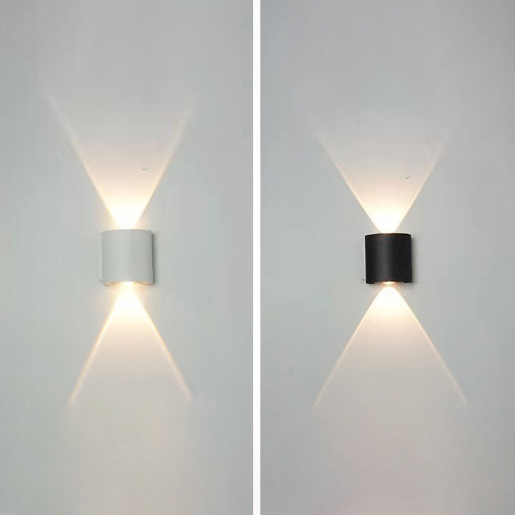 Moderne Wandmontage Leichte einfache LED -Wandleuchtenlampenvorrichtung für Innen im Freien im Freien