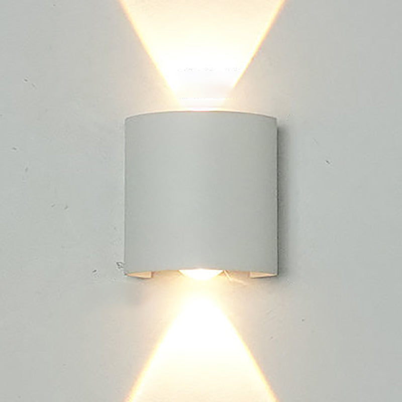 Moderne Wandmontage Leichte einfache LED -Wandleuchtenlampenvorrichtung für Innen im Freien im Freien