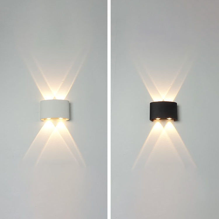 Moderne Wandmontage Leichte einfache LED -Wandleuchtenlampenvorrichtung für Innen im Freien im Freien