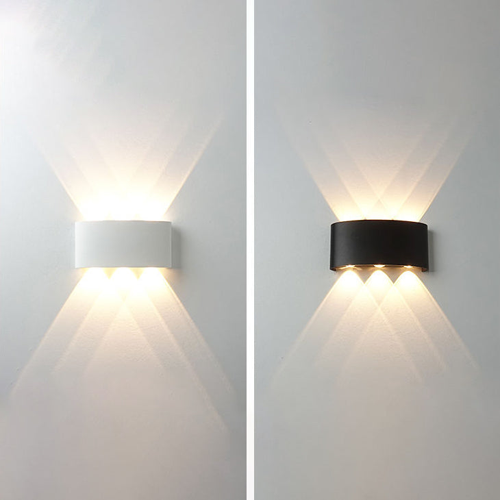 Moderne Wandmontage Leichte einfache LED -Wandleuchtenlampenvorrichtung für Innen im Freien im Freien