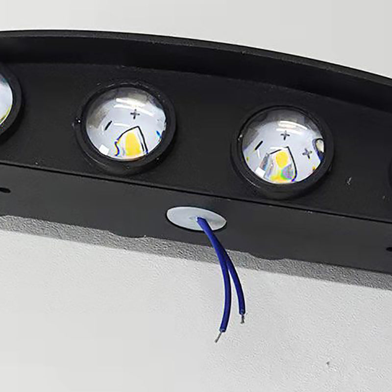 Moderne Wandmontage Leichte einfache LED -Wandleuchtenlampenvorrichtung für Innen im Freien im Freien