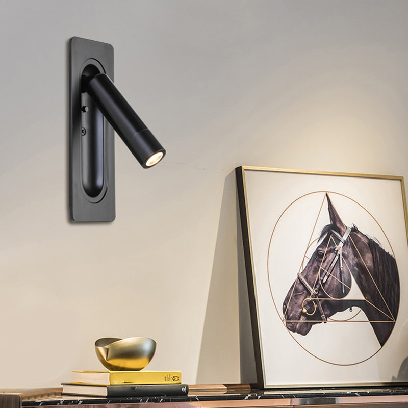 Nordic Style Aluminium Wandleuchter Zylinder 1 Licht Lesen Wandleuchte für Schlafzimmer