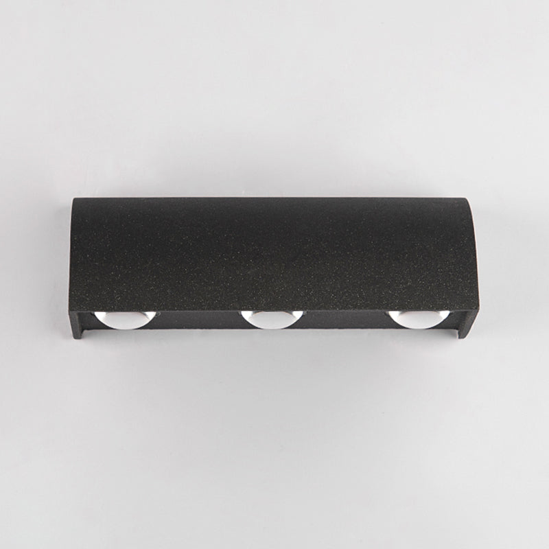 Géométrique contemporain Simple Murce LED 3 Light Murd Murd Lightture pour extérieur