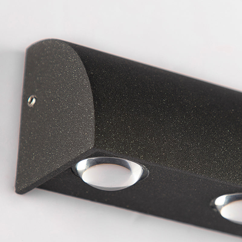 Géométrique contemporain Simple Murce LED 3 Light Murd Murd Lightture pour extérieur