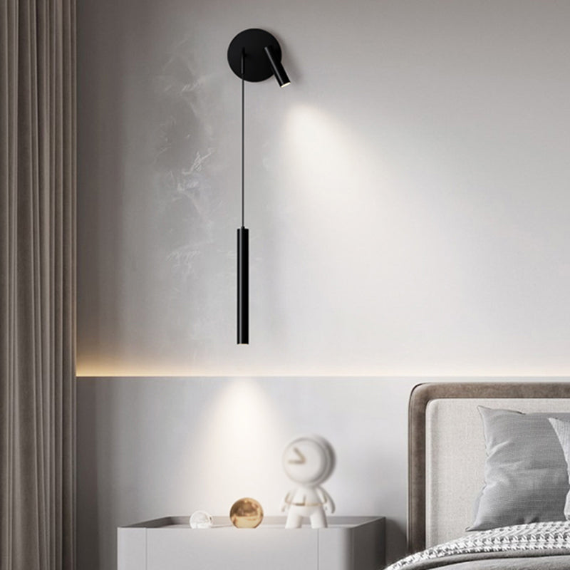 2 Light Simpleness Sconce Light Contemporary Wall Mount Reading Light for Bedroom